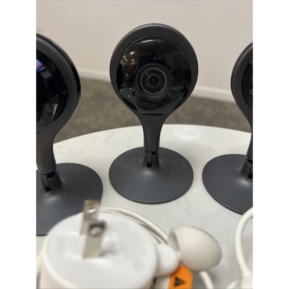 Google Nest Security Camera Indoor Cam A0005 Black Tested Working Lot of 5